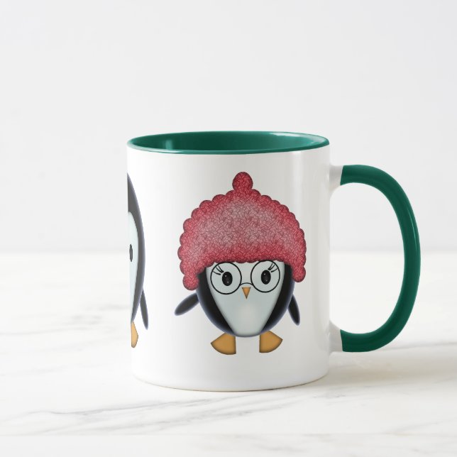 Três Pequenos Pinguins Caneca de Férias (Direita)