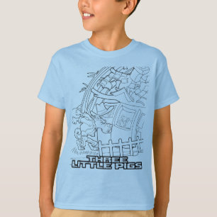 Três Pequenos Porcos - Camiseta (transparente)