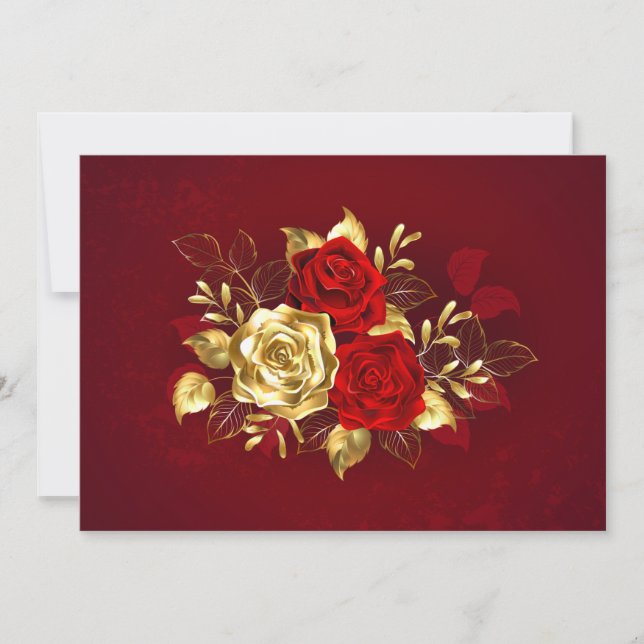 Três Rosas de joalharia (Frente)