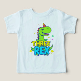 Três T-Shirt Rex: O Raio de Virar Três!