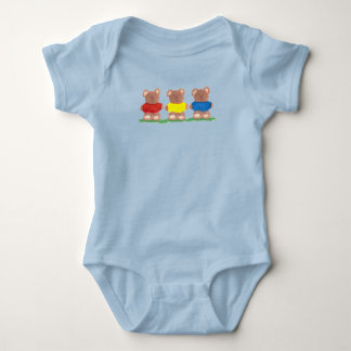 Três Ursinhos em Camisetas