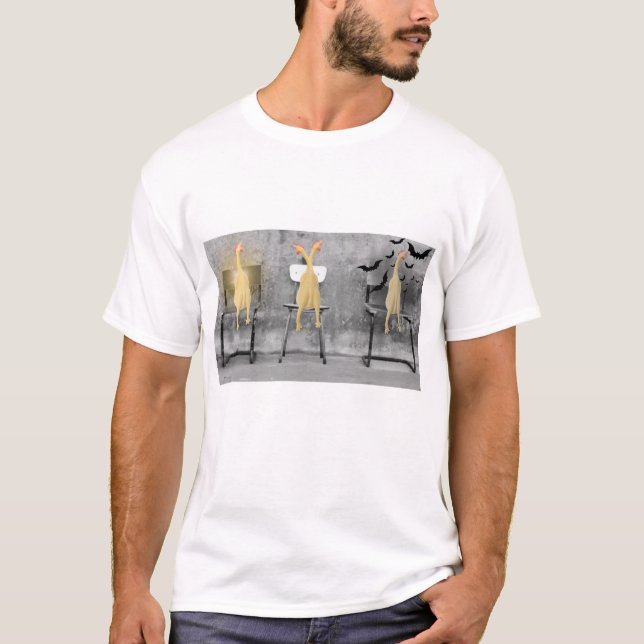 Três Vozes Chickens T-Shirt (Frente)