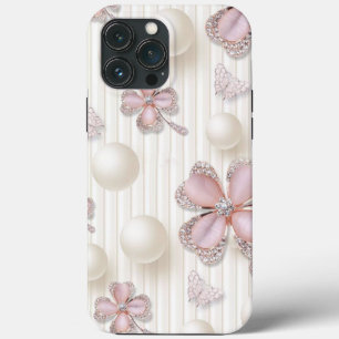 Trevas de 4 folhas de diamante rosa