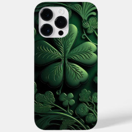TREVO IRLANDÊS VERDE ESCURO INTRICADO