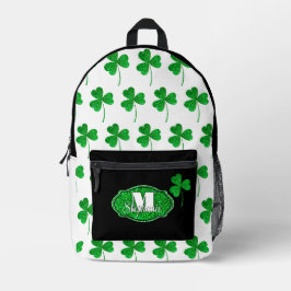 Trevo Monogramado Verde Brilhante St Patrick