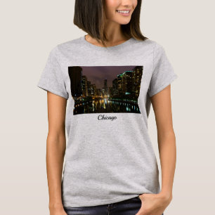 Trevo Relâmpago Sobre A Camisa Do Rio Chicago