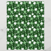 Trevo Verde, Papel de Scrapbook do Dia de São Patr