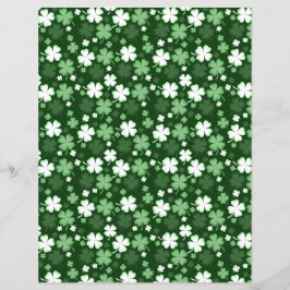 Trevo Verde, Papel de Scrapbook do Dia de São Patr