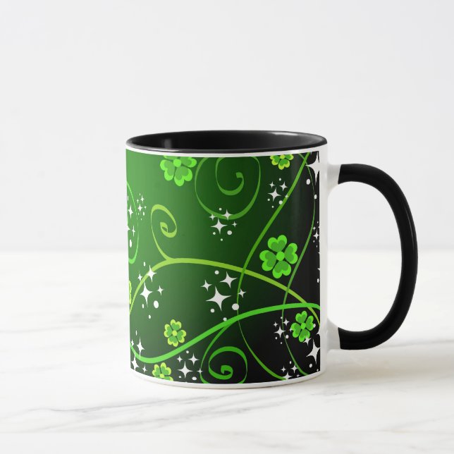 Trevos e estrelas - caneca (Direita)