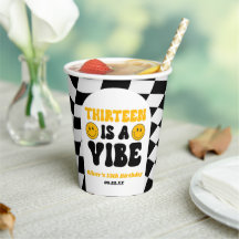 Treze É Um Clima Festa de Aniversário Retro 13
