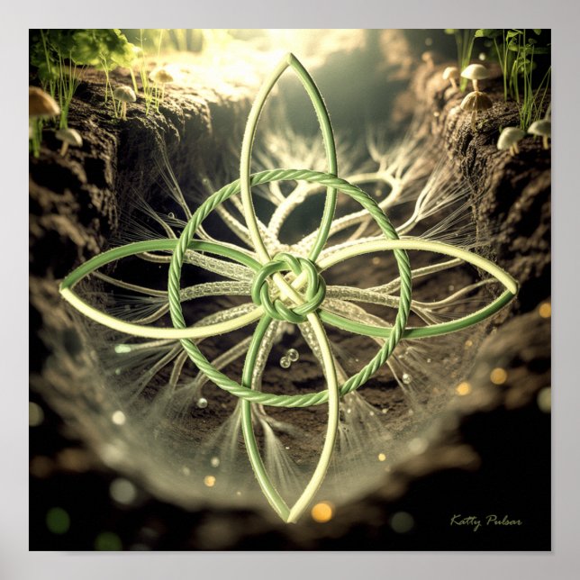 Treze Símbolos: O Nó Poster da Bruxa (Frente)