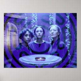 Treze símbolos: Poster de roda do Hecate Impressão