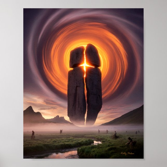 Treze Símbolos: Solar Cross Poster Impressão (Frente)