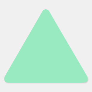 Triangular Adesivo de triângulo verde de tonalidade fina