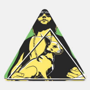 Triangular Cápsulas e o adesivo de forma do Pessoas