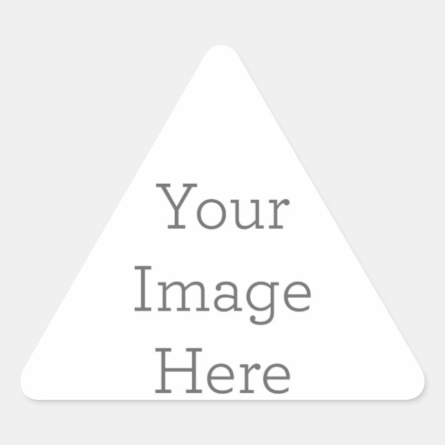 Triangular Crie seu próprio adesivo de triângulo (Frente)