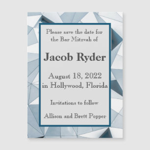 Triângulo Blues Magnético Salvar a placa de data