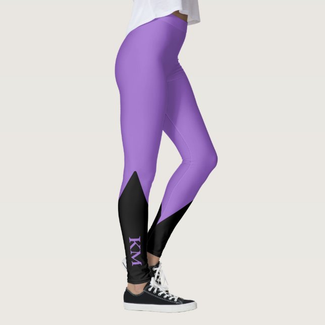Triângulo Preto | Inicial | Leggings Ametist (Direita)