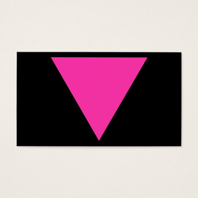 triângulo rosa (Frente)