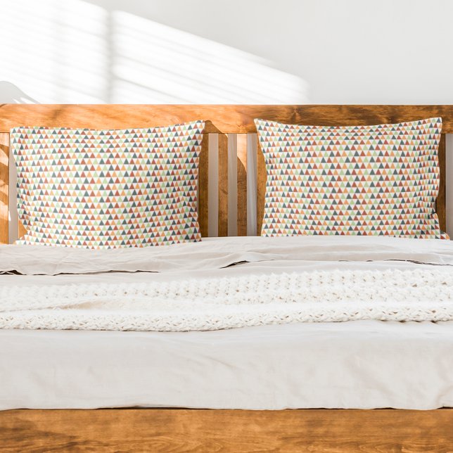 Triângulos Pequenos Coloridos Queda Padrão Geométr (Criador carregado)