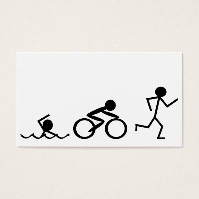 Triathlon Stick Figures (Frente)