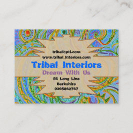 Tribal Interiors 3 Cartão de visita