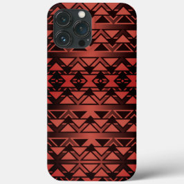 Tribal ZigZag triângulos no salmão escuro gradient