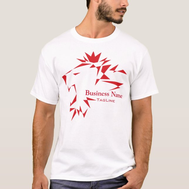 Tribe Crowned Lion for Business T-Shirt (Frente)