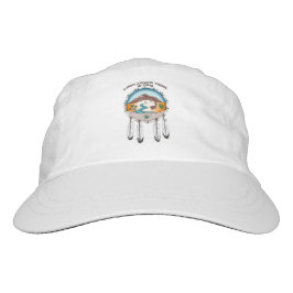 Tribo de Lipan Apache de boné branco tecido TX