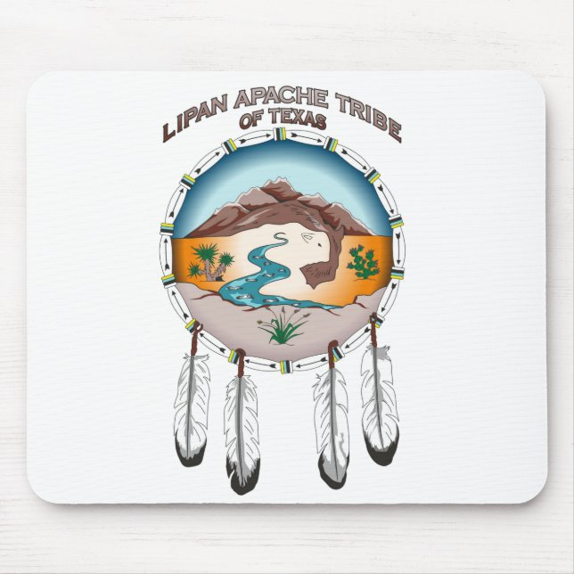 Tribo de Lipan Apache de Texas Mousepad (Frente)