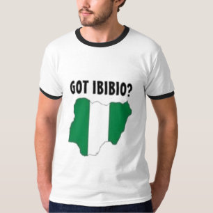 tribo do ibibio, t-shirt de Nigéria e etc.