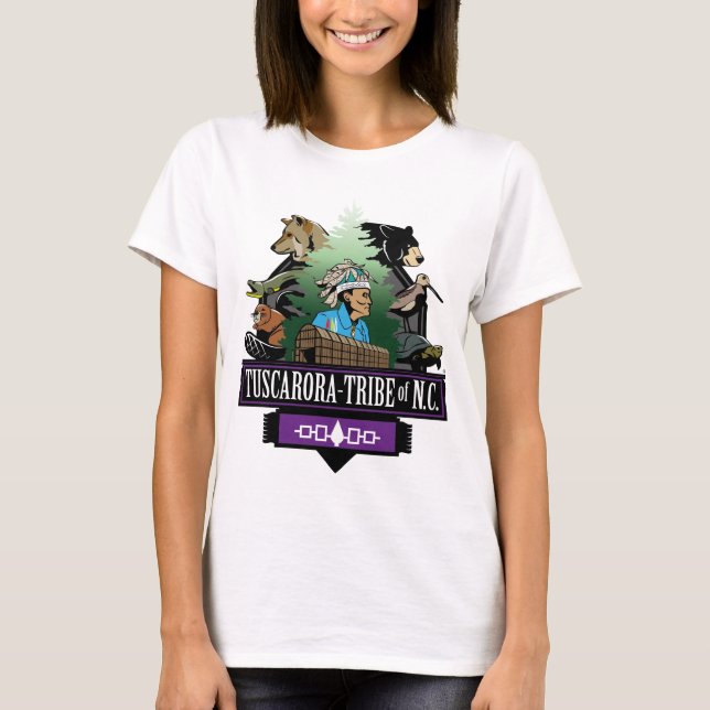 Tribo do Tuscarora do estilo 1   do t-shirt das (Frente)