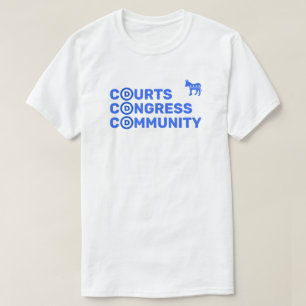 Tribunais, Congresso, Camiseta Comunitária