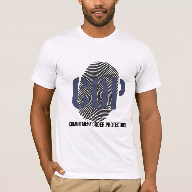 Tribute T-Shirt - Compromisso. Ordem. Proteção (Frente)