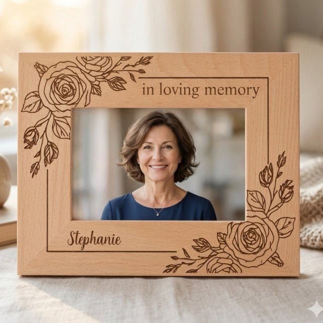 Tributo à Filha Memorial Botânico Rosa (Rose botanica memorial tribute frame)