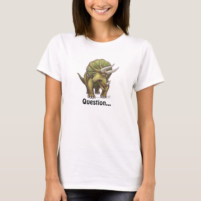 Triceratops Presentes e Acessórios T-Shirt (Frente)