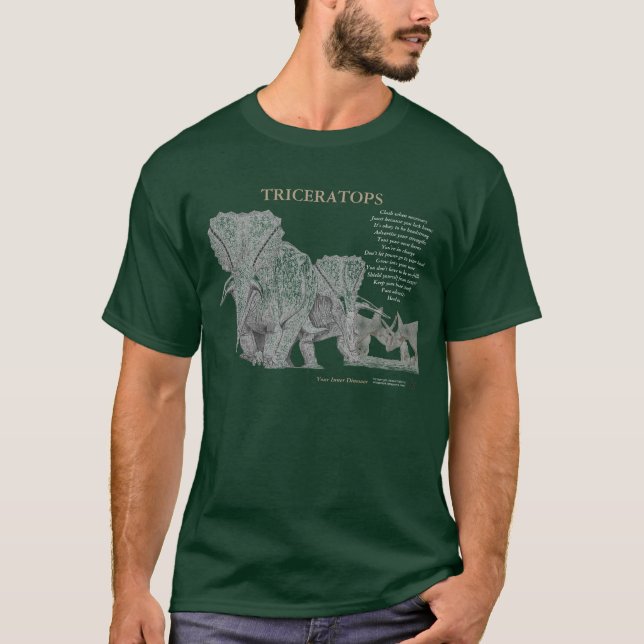 Triceratops sua camisa interna Greg Paul 2 do (Frente)