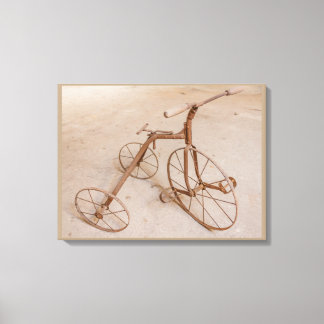 TRICICLO ANTIGO IMPRESSÃO EM TELA 1928