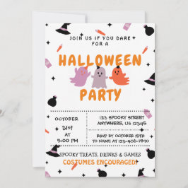 Trick or Treat, Convite de Festa de Halloween