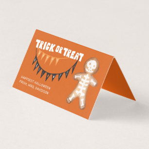 Trick or Treat Esqueleto de Gengibre de Hallowee