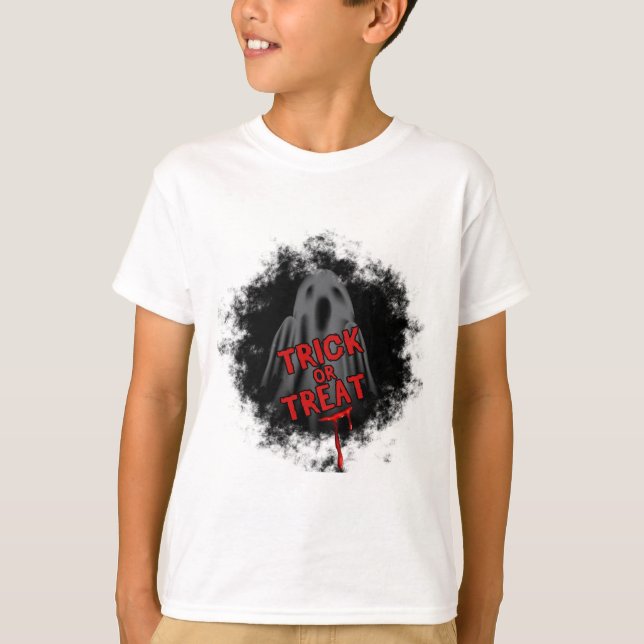 Trick ou trata T-shirt (Frente)