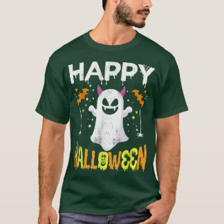 Trick Ou Tratar Camisa De Halloween Ghost Pumpkin 