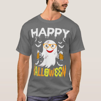 Trick Ou Tratar Camisa De Halloween Ghost Pumpkin 