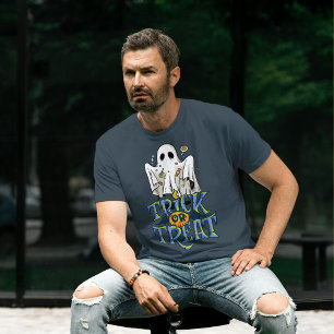 Trick ou Tratar Camiseta do Dia das Bruxas