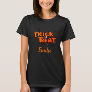 Trick ou trate a camisa do Dia das Bruxas