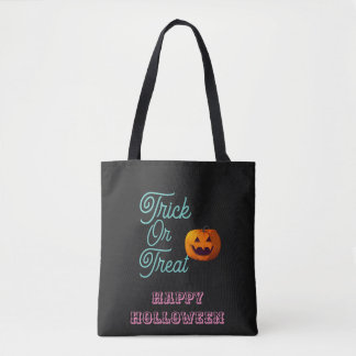 Trick ou trate sacos de Tote Holloween personaliza