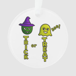 "Trick ou Treat Boo!" Ornamento do Dia de as Bruxa