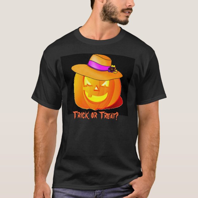 Trick ou Treat? Camiseta (Frente)