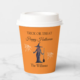 Trick ou Treat Halloween Spiders Webs Spooky Bruxa