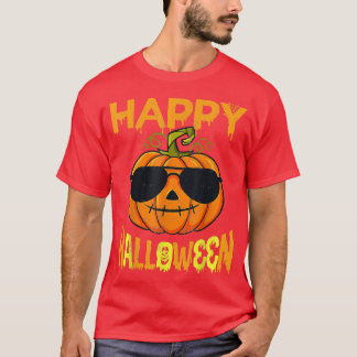 Trick Ou Treine Camisa De Halloween, Pumpkin Happy